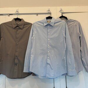Bundle of 3 Express Men’s Dress Shirts – Size Small (14–14.5)